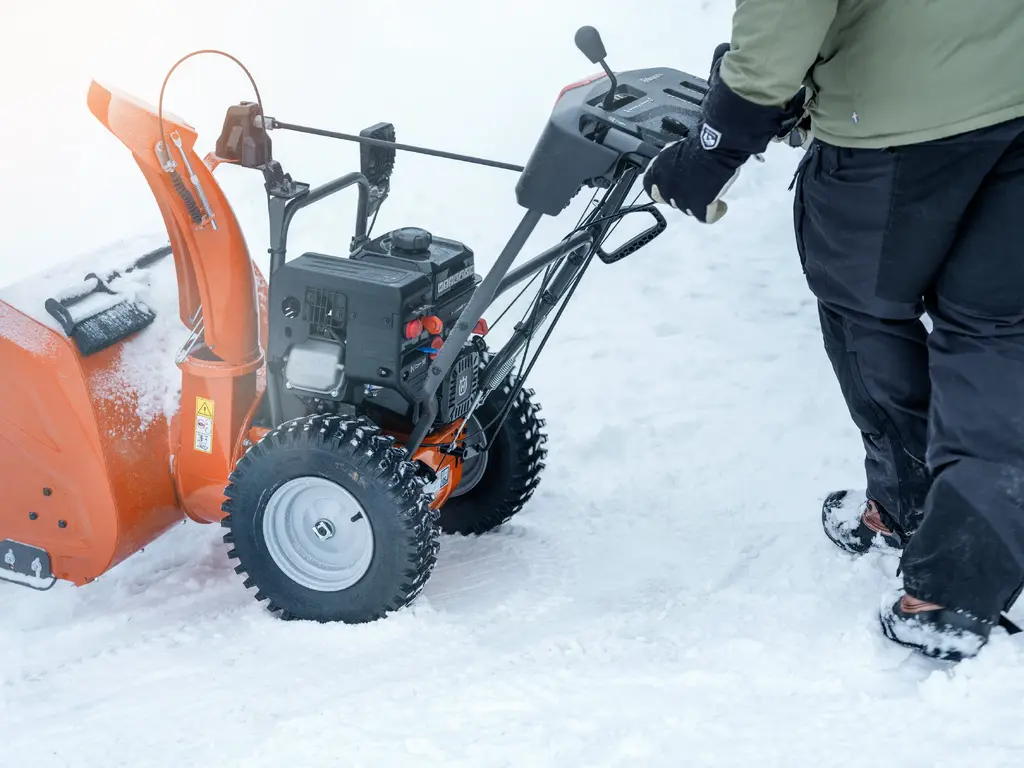 Snøfreser i arbeid
